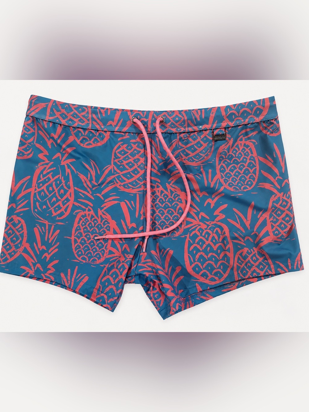 Chubbies Men’s Swim Trunks Blue Coral Pineapple Print Size L